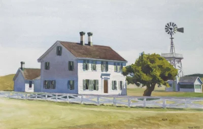 My-serotonin - Edward Hopper "Rich’s House" 1930
#sztuka #malarstwo