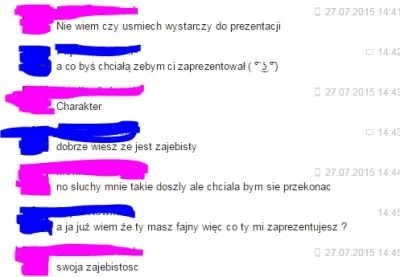 promarry - @RRybak: #podrywajzwykopem no ciekawe rzeczy odpisuje jeszcze jakieś pomys...