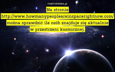 W.....X - #faktopedia #ciekawostki #kosmos

http://www.howmanypeopleareinspacerightno...