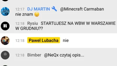 kre-dens - Pawel nie wystapi na MP w Beatbox :(
#danielmagical #lubacha #patostreamy