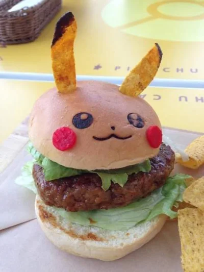Poprosze_herbate - #pokemon #hamburger #jedzenie