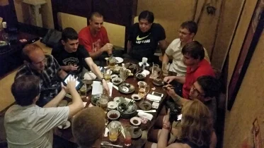 ama-japan - Cześć poszła na karaoke jako after party 二次会