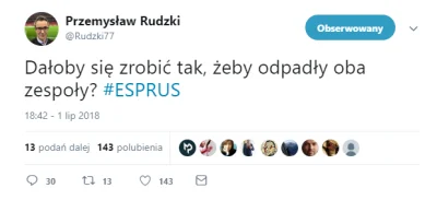 kufeleklomza - @witold54: Rudzki czyta wykop