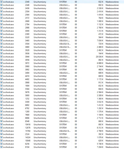 DerMirker - Komputer działa mi bardzo wolno, podejrzewam, że to przez svchosty. Jak n...