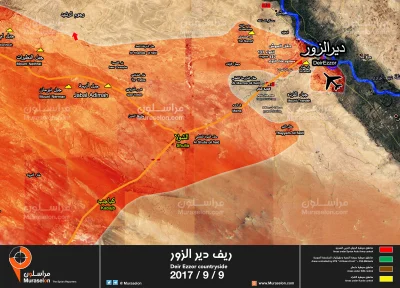 Zuben - Aktualna sytuacja wokół miasta Dajr az-Zaur, lotnisko zostanie najpewniej do ...