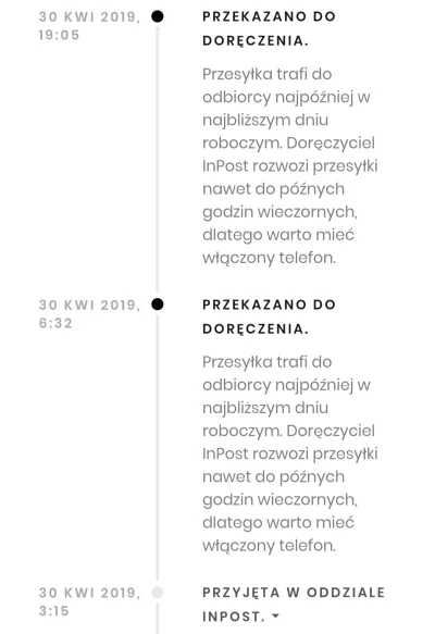 nooneqeq - Będą dziś rozwozić paczki do paczkomatów? Miałem nadzieję że wczoraj mi do...