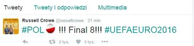 R.....e - Tym razem bez hejtu na milika xD
#pilkanozna #polska #russellcrowe #mecz #...