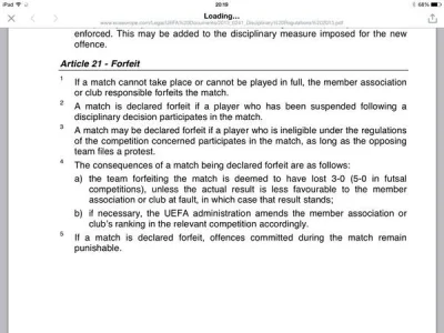 Emes91 - To NIE jest analogiczna sytuacja. 



Przepisy UEFA rozróżniają sytuację, w ...