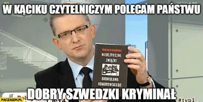 mrjetro - W kąciku czytelniczym polecam państwu dobry szwedzki kryminał.