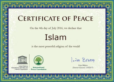 paki82 - NIEMOŻLIWE, Islam to religia pokoju, mam dowód.............. FAKE NEWS