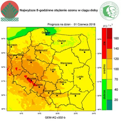 Juzef - Mamy #smog we #wroclaw. Ale to smog letni, auciany. 120-160% normy ozonu. Nie...