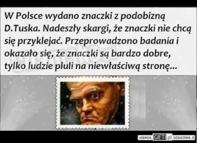 f.....k - Zdarzyło się jak raz, że #neuropa wypuściła serię znaczków z Tuskiem, niest...