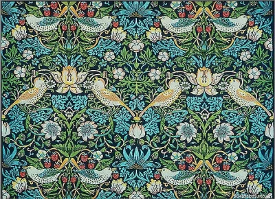 myrmekochoria - William Morris, Złodziej truskawek (ozdobny gobelin), Anglia 1883

...