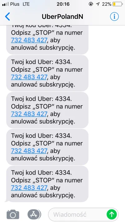 kanjo - Codziennie po kilka SMS dziś od 15 min przyszło 13 takich smsów, miał ktoś ta...