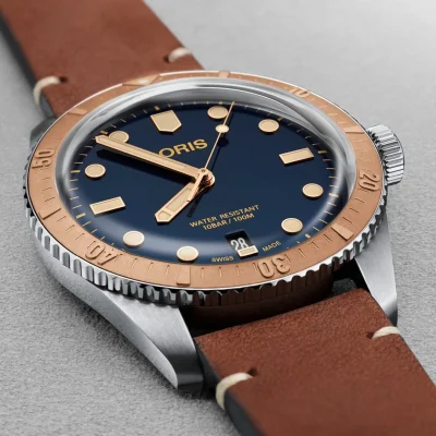 trejn - Śliczny on dla mnie. Bezel z brązu wygląda świetnie 
#zegarki #watchboners