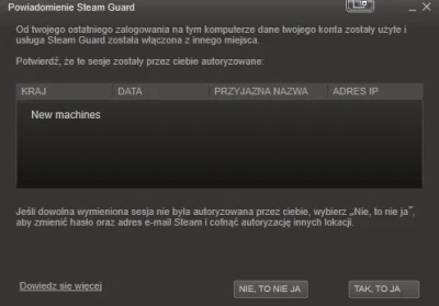 2.....n - #steam #pomocymikroby Wyskoczyło mi takie dziadostwo przy logowaniu do stea...