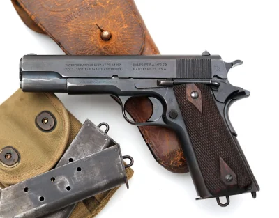 N.....o - Colt WWII 1911, kal. 45 foto nie moje. #bron #bronboners