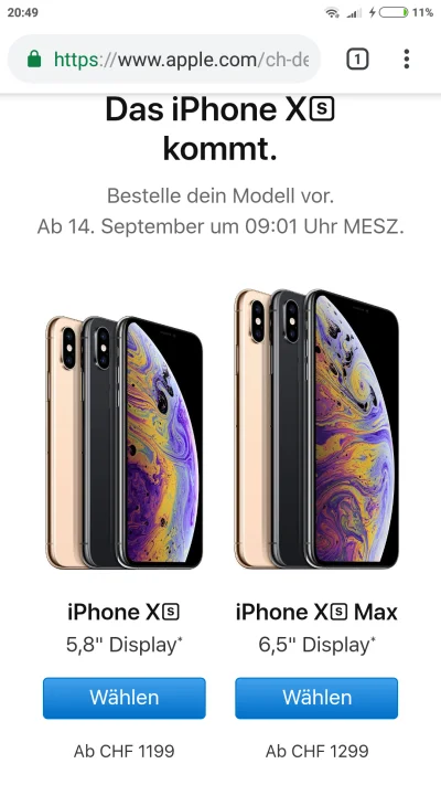 Jebacca - iPhone xs w Szwajcarii za 1199 Franków, czyli jakieś 4580 zł. Polaki robaki...