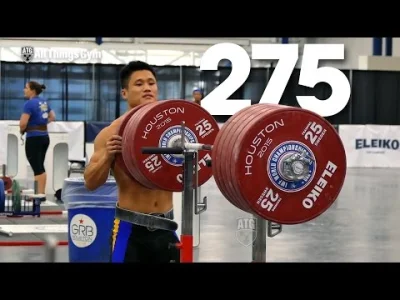 jezyk123 - Lu Xiaojun- trening przysiadów (aż do 275 kg).

#silownia #dwuboj