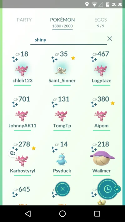 DPary - Fajny ten event. Dobrze że Aipom ma zwiększony shiny rate to można połapać go...