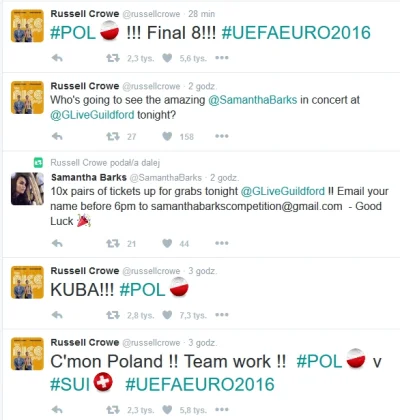 przemek6085 - #mecz #euro2016 #russellcrowe ( ͡° ͜ʖ ͡°)