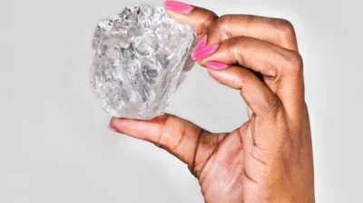cooldeluxe - Jeden z największych diamentów na świecie wydobyty ostatnio w Botswanie....
