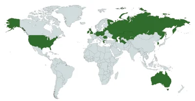 darosoldier - mapa pokazującą, w jakich krajach świata można dostać Majonez Kielecki
...