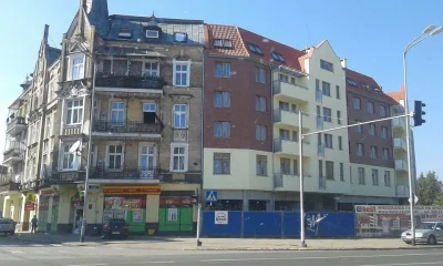 kocham_jeze - Po lewej Niemcy, po prawej Polska xD

#szczecin #architektura #100lat...
