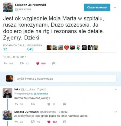 Dziki_Odyniec - Śmieszków ostrzegam, że Jurkowski daje tysiąc za waszą głowę( ͡° ʖ̯ ͡...