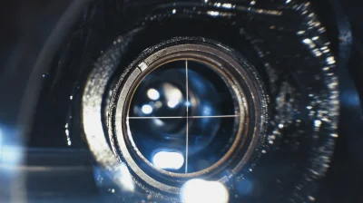 maxprojekt - Zdjecie lunety optycznej od środka #fotografia