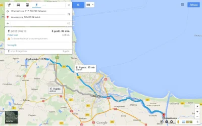 dwa_szopy - W 8 godzin i 36 minut można przejść (wg #googlemaps) między dwoma najodle...