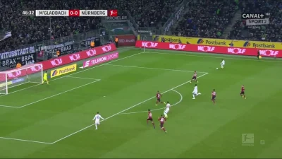 nieodkryty_talent - Borussia Mönchengladbach [1]:0 Nürnberg - Thorgan Hazard
#mecz #...