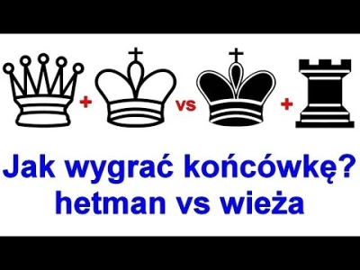 szachmistrz - @szachmistrz: SZACHY. Końcówka szachowa hetman vs wieża. Prosty schemat...