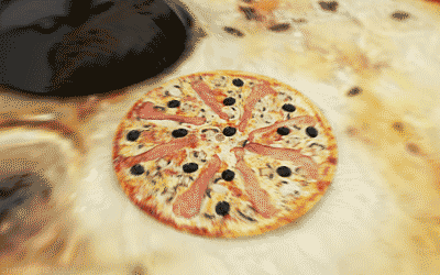 Niedowiarek - #gif #pizza #pizzepcja #perfectloop