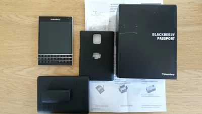hassasin - #sprzedam #smartfon #blackberry Passport czarny w bardzo dobrym stanie, pe...