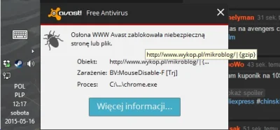 sirgorn - Czo ten #avast blokuje mi #mirko #wtf