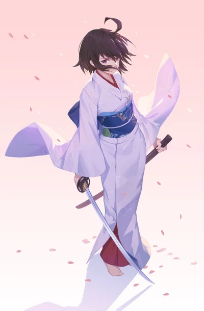 Banri - #randomanimeshit #karanokyoukai #shikiryougi #kimono #girlsandsword #NIAN @xo...