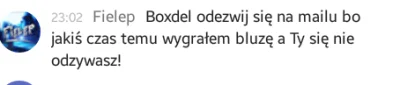 THERMOKAD - @BOXDEL On nadal czeka na bluze! NIE ładnie dzieci w huia robić
#danielm...