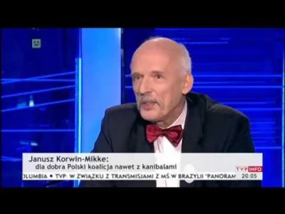 oldskul - Patrzcie, Korwin-Mikke skłamał na wizji. Dokładnie 14:10, zobaczcie mimikę ...