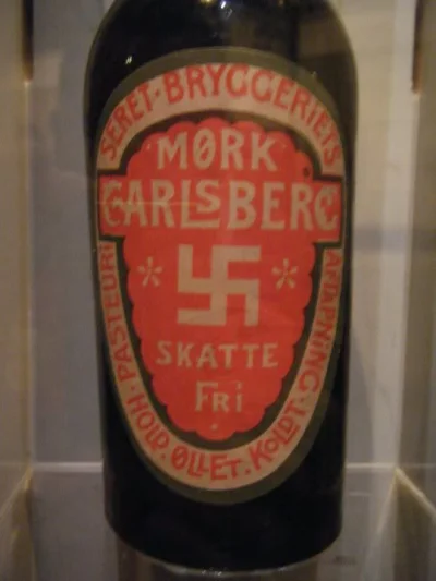 p.....y - Logo duńskiej firmy Carlsberg używane do połowy lat 30. ubiegłego wieku. Fi...