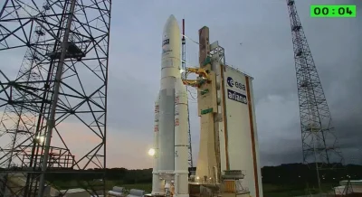 blamedrop - I poleciała (ʘ‿ʘ) Ariane 5 ECA wraz z dwoma satelitami: Star One C4 i MSG...