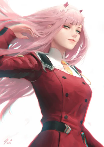 bakayarou - #randomanimeshit #darlinginthefranxx #zerotwo #animeart #pixiv #anime #