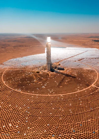 karololo - Elektrownia Ashalim jest elektrownią słoneczną znajdującą się na pustyni N...