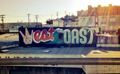 zreflektowany - #graffiti #streetart #westcoast