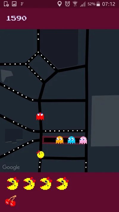 GoodTastyGirl - Odkrylam ze na google maps da sie grac w Pacmana ulicami miast:D wyko...