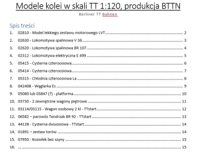 CherryJerry - @Poyopoyo: Zacznij od spisu tego, co masz - modele lokomotyw, wagonów -...