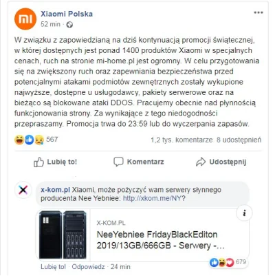 Exvander - X-kom.pl ora Chińczyków xD

#xiaomi #cebuladeals @x-kom #heheszki