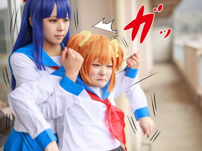 j.....n - #randomanimeshit #cosplay #poputepipikku #pipimi #popuko #schoolgirl #