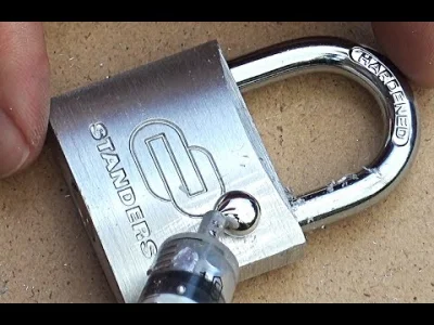 starnak - Lepciejsza jakość 4K. How to open a Lock with Gallium. Aluminum Lock VS Gal...