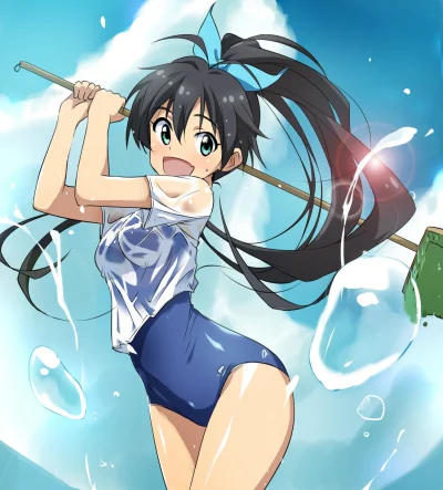 Czokolad - #randomanimeshit #idolmaster #hibikiganaha #swimsuit